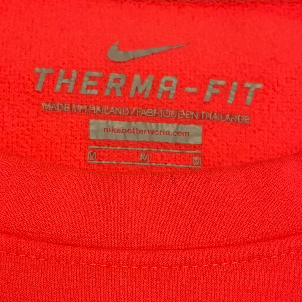 Nike Neon Pink Women’s Long Sleeve Therma Fit Sweater Top Size Medium - Picture 5 of 5